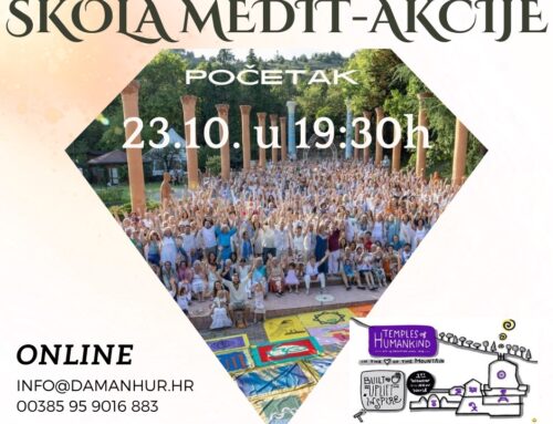 Sreda 23.10.2024. 19:30h besplatno ONLINE predavanje “Damanhurska škola MEDIT-AKCIJE”